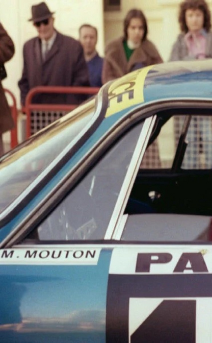 Photo Michèle Mouton – Alpine A110 1600 S Auto – Rallye Monte-Carlo 1976 – 15x20