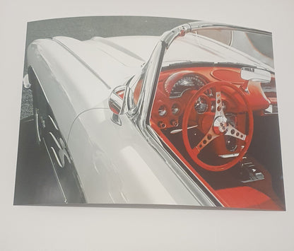Photo Chevrolet Corvette C1 Cabriolet Intérieur Rouge