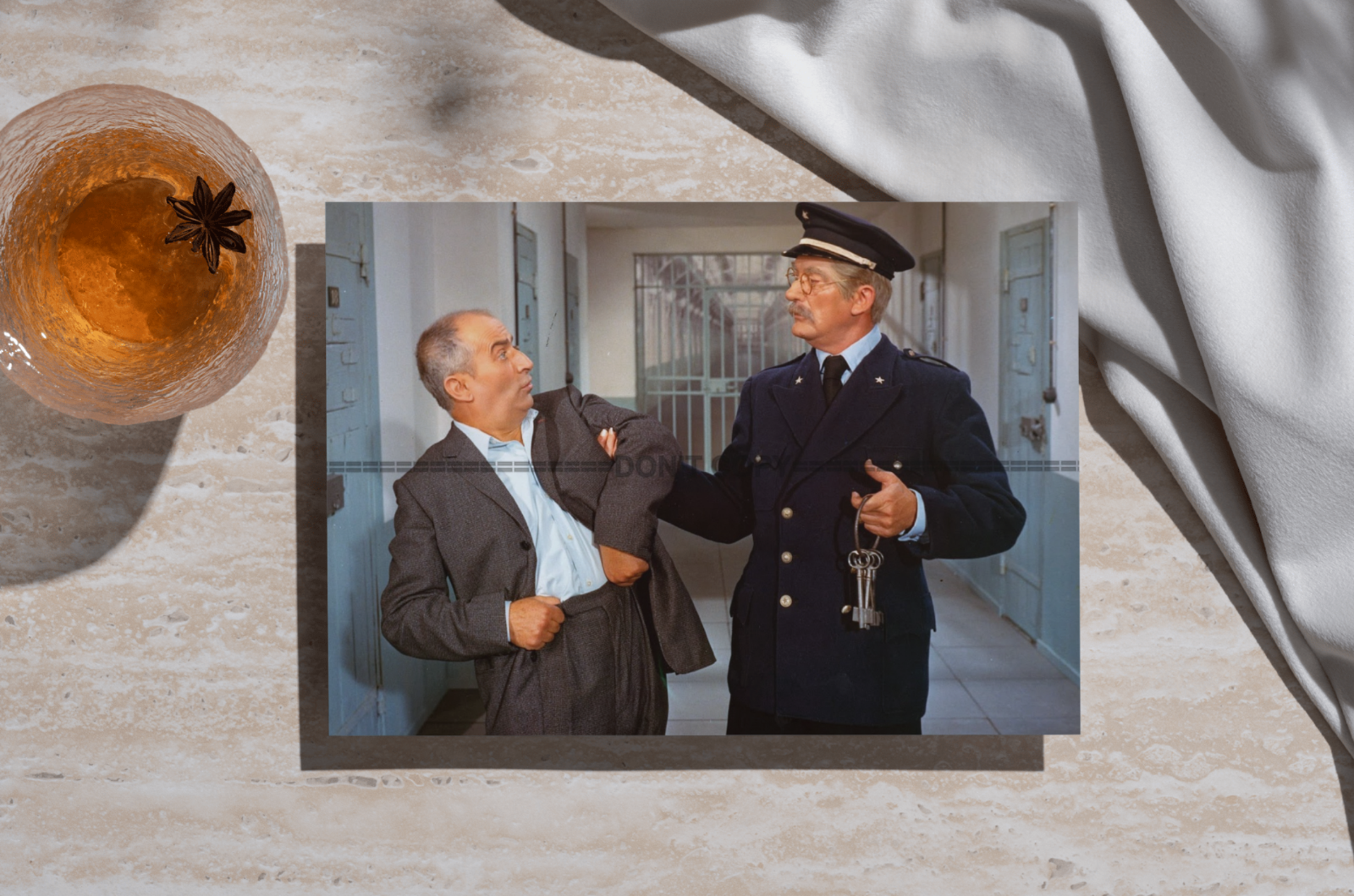 Photo Louis de Funès – Fantômas (1964) – Inspecteur Juve – Scène Cinéma – 15×20