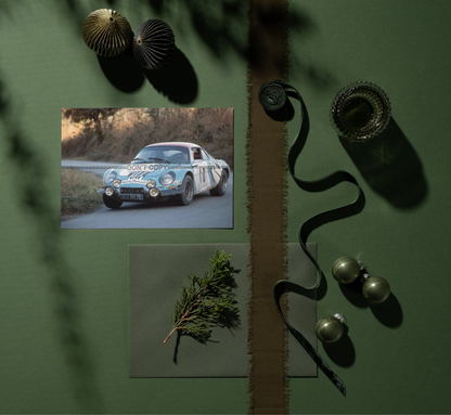 Photo Jean-Pierre Nicolas – Alpine A110 1800 – Tour de Corse Rallye 1974 – 15×20