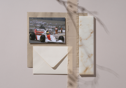 Photo Ayrton Senna – McLaren MP4/8 – Saison F1 1993 – Légende Motorsport – 15x20