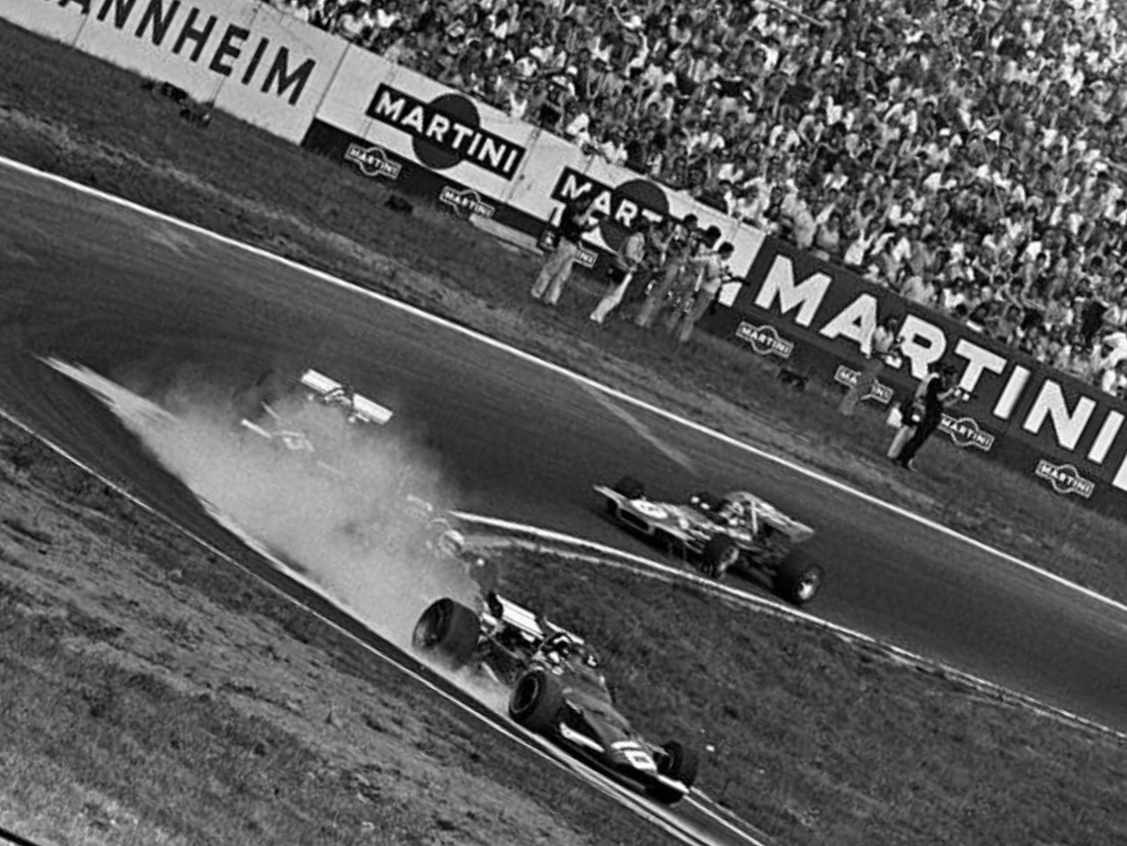 Photo Jacky Ickx – GP d’Allemagne – Nürburgring F1 – Action en piste – 15×20