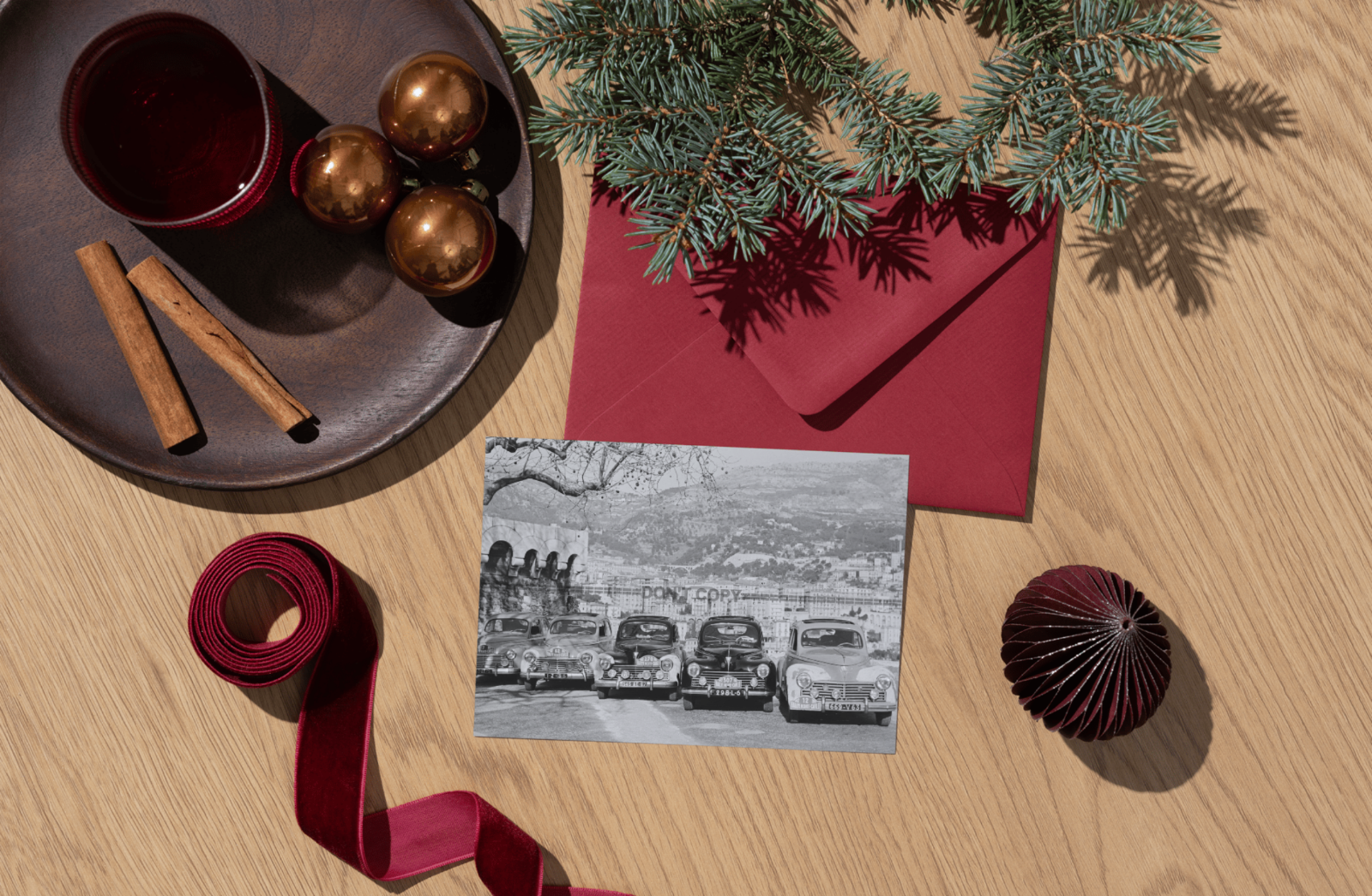 Photo Peugeot 203 – Rallye Monte-Carlo (1952) – Automobile Historique – 15×20