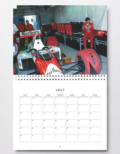 Photo Ayrton Senna – McLaren MP4/5 – Montréal 1989 – Stand F1 – Marlboro – 15×20