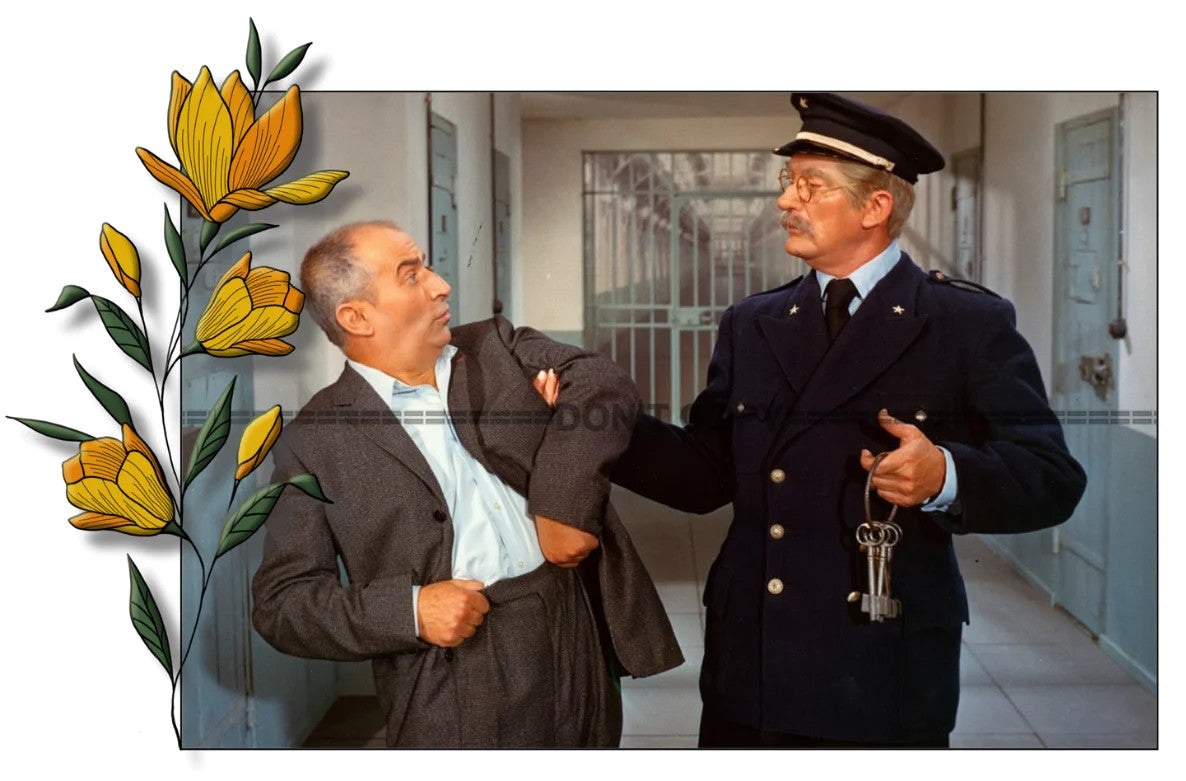 Photo Louis de Funès – Fantômas (1964) – Inspecteur Juve – Scène Cinéma – 15×20
