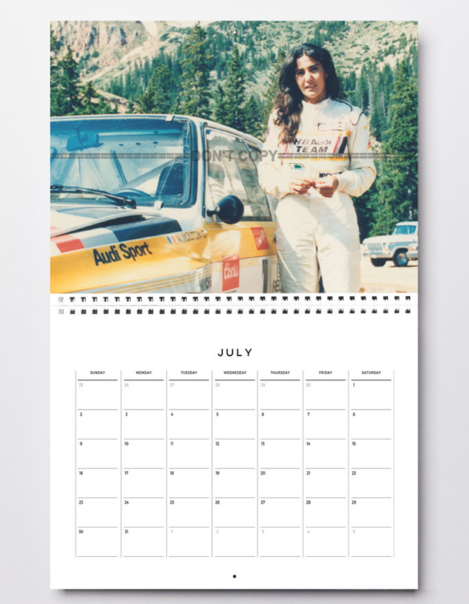 Photo Michèle Mouton – Audi Sport Quattro S1 – Pikes Peak 1985 – Rallye – 15×20
