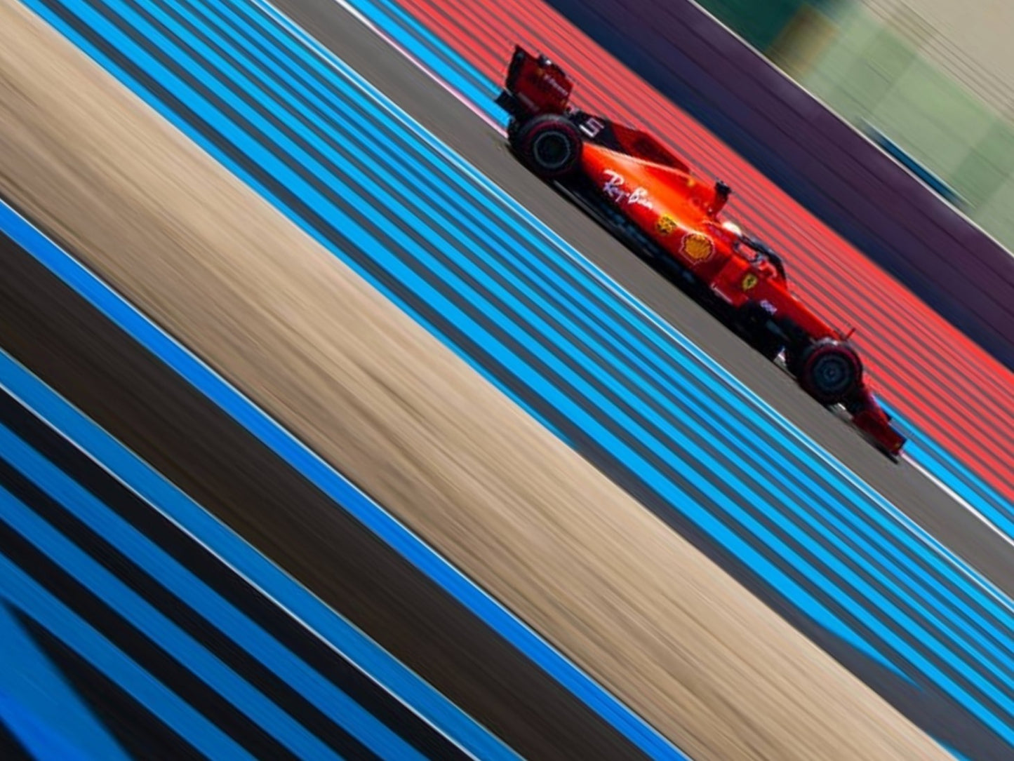 Photo Sebastian Vettel – Grand Prix de France 2019 – Circuit Paul Ricard – 15×20