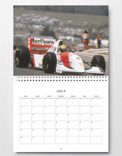 Photo Ayrton Senna – McLaren MP4/8 – Saison F1 1993 – Légende Motorsport – 15x20