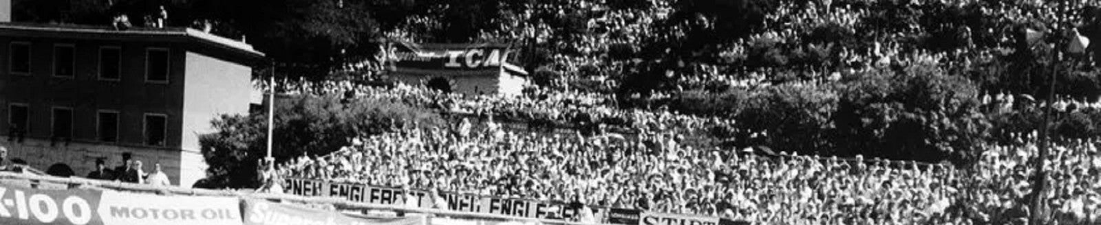 Photo L. Musso & M. Hawthorn – Ferrari Dino 246 – GP F1 Monaco (1958) – 15×20