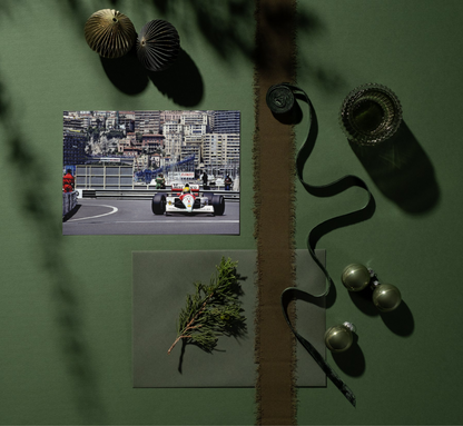 Photo Ayrton Senna – McLaren Honda – GP de Monaco 1991 – F1 Légende – 15×20