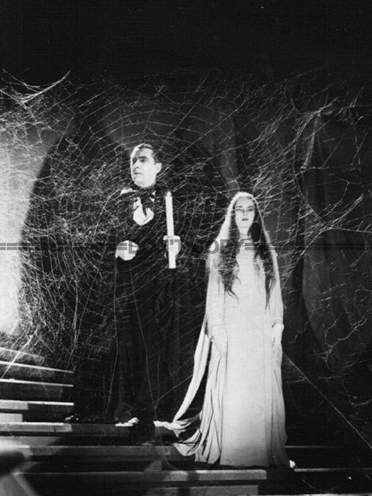 Photo Bela Lugosi & Caroll Borland - La Marque du Vampire 1935