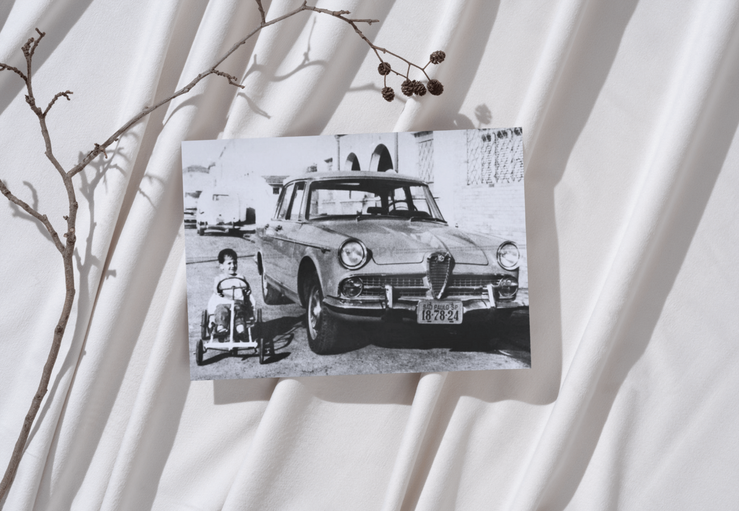 Photo Ayrton Senna enfant – Aux origines d’une légende de la Formule 1 – 15×20