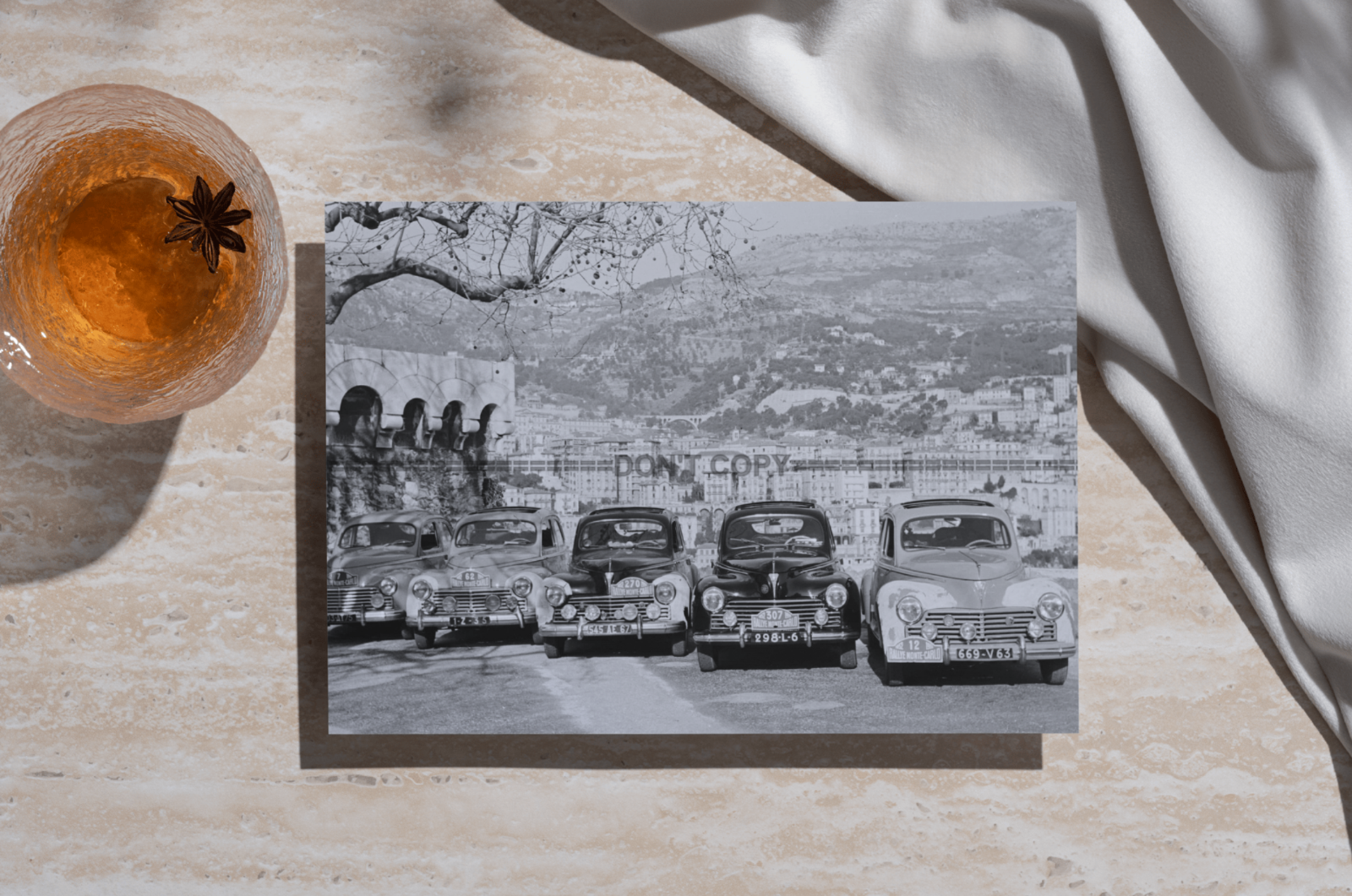 Photo Peugeot 203 – Rallye Monte-Carlo (1952) – Automobile Historique – 15×20