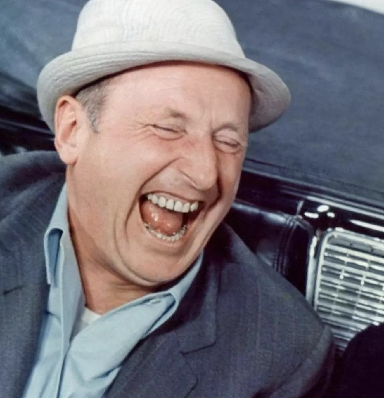 Photo Louis de Funès & Bourvil – Le Corniaud (1965) – Scène Culte Cinéma – 15×20