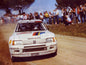 Photo Ari Vatanen & Terry Harryman - Peugeot 205 Turbo 16 - Corse 1985 - 15 x 20