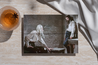 Photo Jean Marais & Gualtiero Tumiati – Le Comte de Monte Cristo 1954 – 15x20