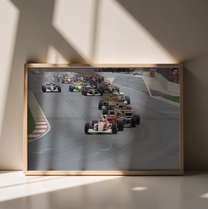 Photo Grand Prix d’Afrique du Sud Formule 1 (1993) – Circuit de Kyalami – 15×20