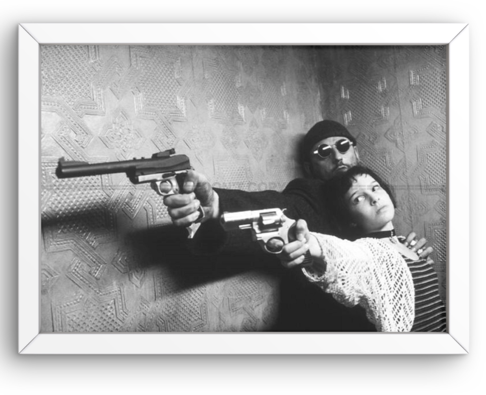 Photo Encadrée Jean Reno & Natalie Portman (Mathilda) - Léon (1994) - 15×20