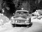 Photo Mosolov-Degtyarev – GAZ-21 Volga – Rallye Monte-Carlo 1964 – Neige – 15x20