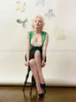 Photo Marilyn Monroe dans le studio de Milton Greene en 1955 - Couleur - 15x20