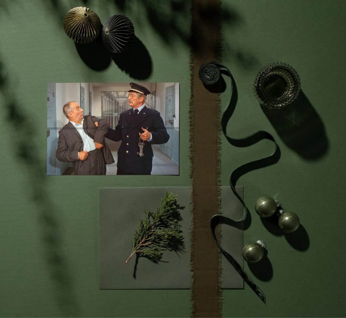Photo Louis de Funès – Fantômas (1964) – Inspecteur Juve – Scène Cinéma – 15×20