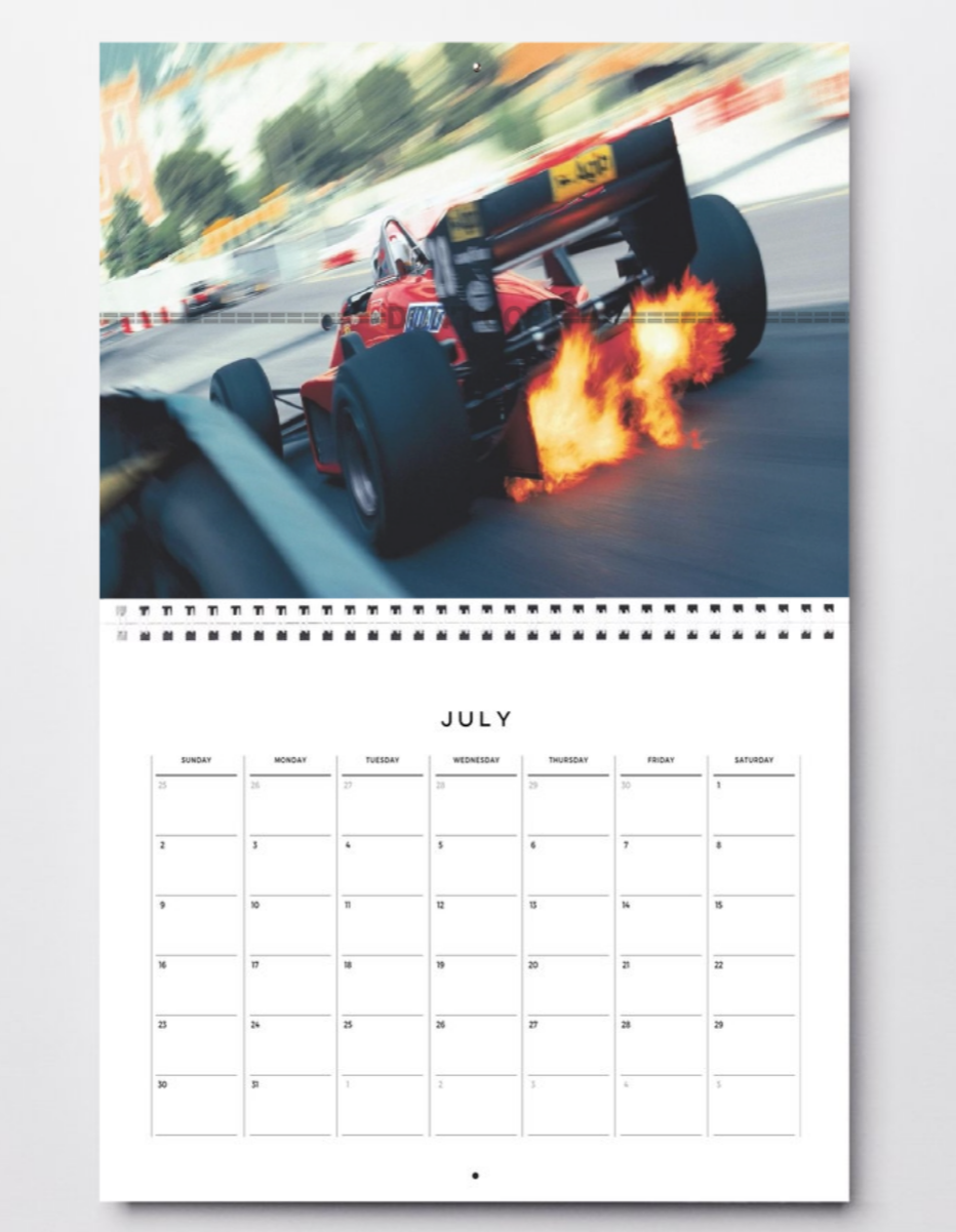 Photo S. Johansson – Ferrari 156-85 – Grand Prix F1 Monaco 1985 – Course – 15×20