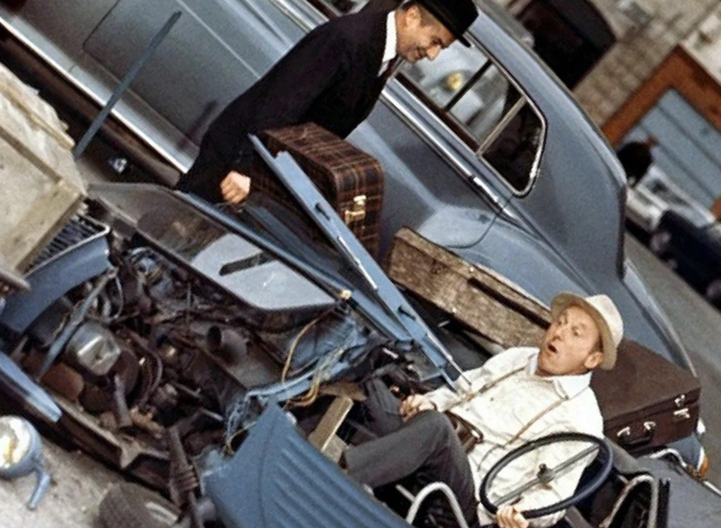 Photo Louis de Funès & Bourvil – Le Corniaud (1965) – Scène Culte Cinéma – 15×20