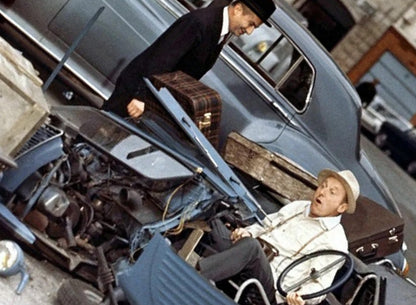Photo Louis de Funès & Bourvil – Le Corniaud (1965) – Scène Culte Cinéma – 15×20