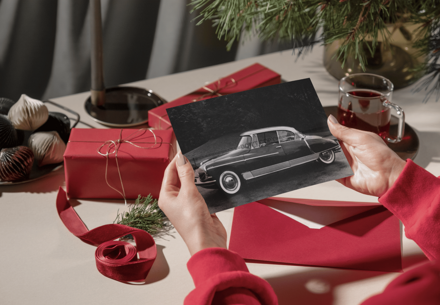 Photo Citroën DS 19 – Coupé Le Paris Chapron (1959) – Design Français – 15×20