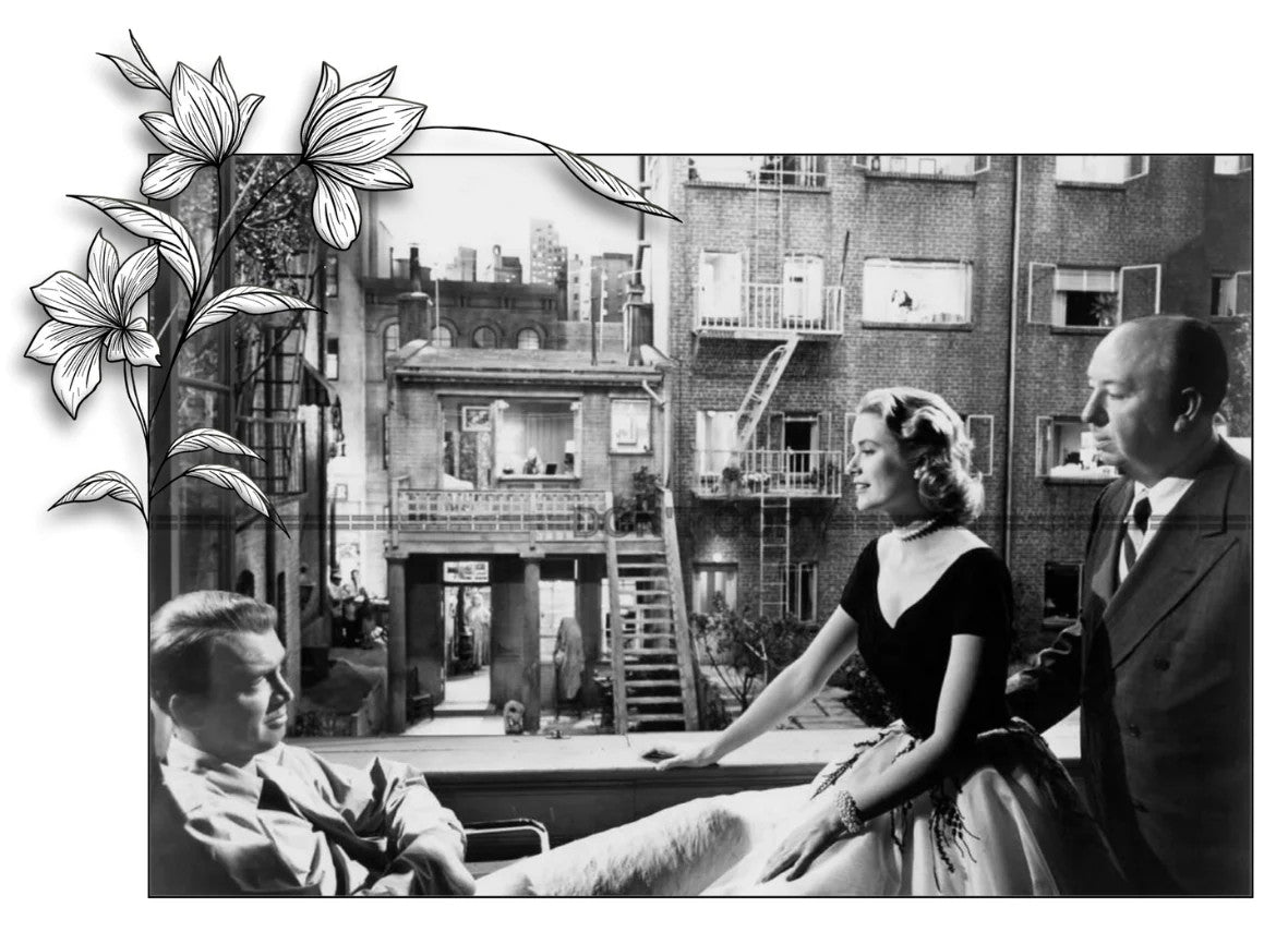 Photo Grace Kelly – Fenêtre sur cour (1954) – Scène Cinéma A. Hitchcock – 15×20