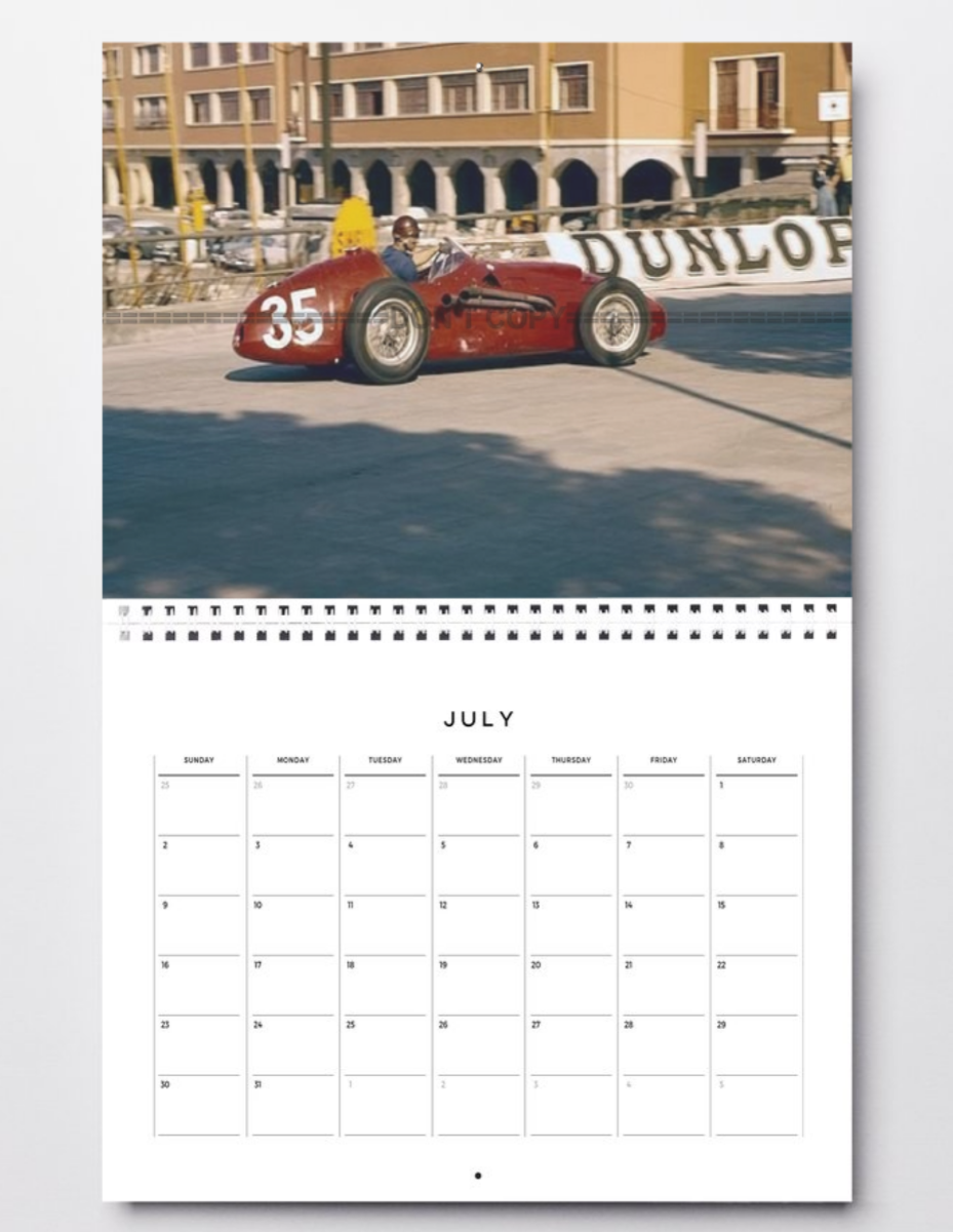 Photo Juan Manuel Fangio – Maserati 250F Proto – GP F1 de Monaco (1957) – 15x20