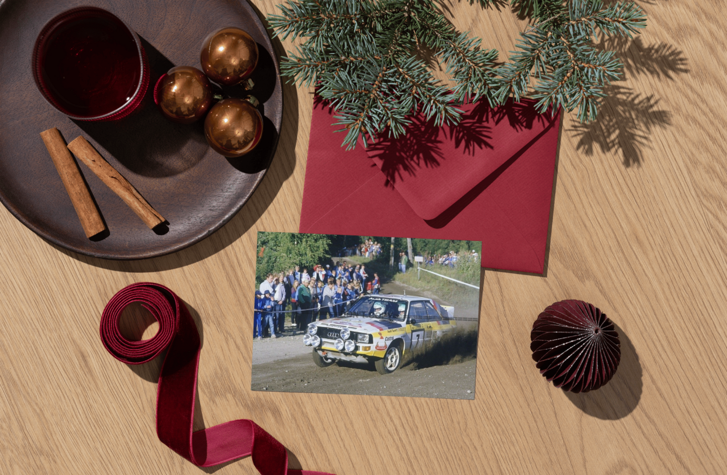 Photo Michèle Mouton – Audi Quattro – 1000 Lakes Rally WRC Groupe B 1984 – 15x20