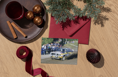 Photo Michèle Mouton – Audi Quattro – 1000 Lakes Rally WRC Groupe B 1984 – 15x20