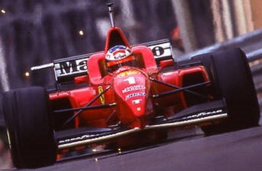 Photo Michael Schumacher – GP Monaco 1996 – Ferrari – Circuit mythique – 15×20