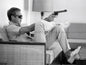 Photo Steve McQueen en 1963 - Noir et blanc  - 15×20