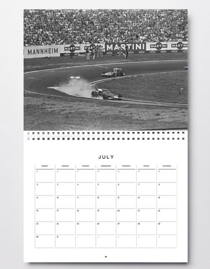 Photo Jacky Ickx – GP d’Allemagne – Nürburgring F1 – Action en piste – 15×20