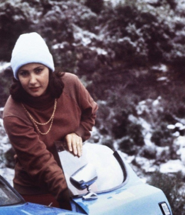 Photo Michèle Mouton – Lancia Stratos HF – Rallye Monte-Carlo Sport 1978 – 15×20