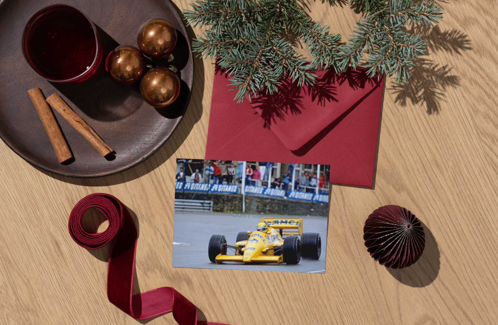 Photo Ayrton Senna - Lotus-Honda – GP de Belgique 1987 Spa-Francorchamps – 15×20