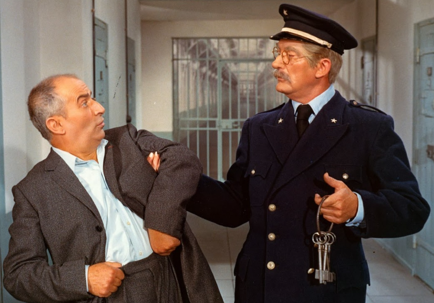 Photo Louis de Funès – Fantômas (1964) – Inspecteur Juve – Scène Cinéma – 15×20