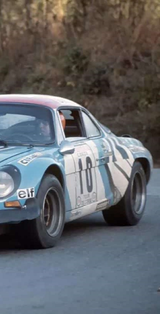 Photo Jean-Pierre Nicolas – Alpine A110 1800 – Tour de Corse Rallye 1974 – 15×20