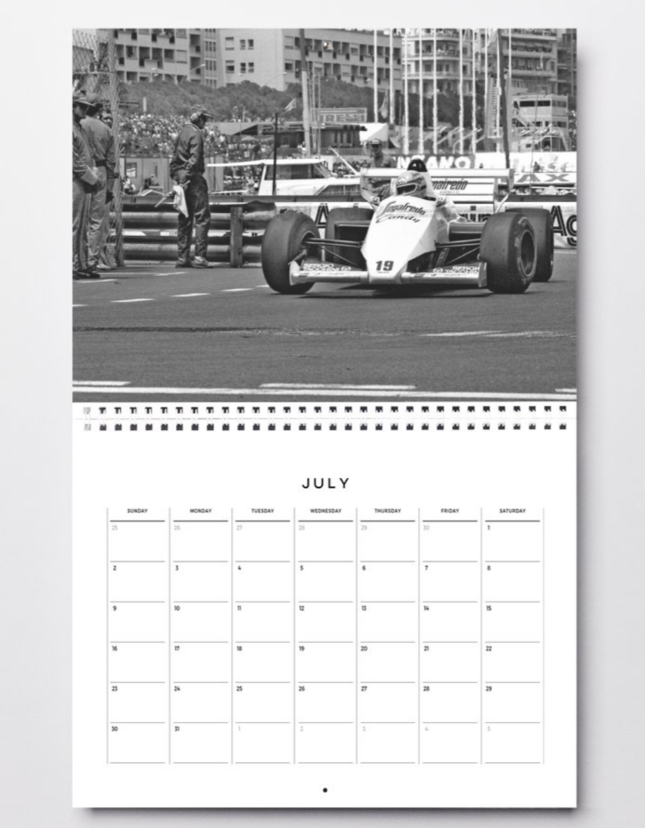 Photo Ayrton Senna – Grand Prix de Monaco (1984) – Virage de la Rascasse – 15×20