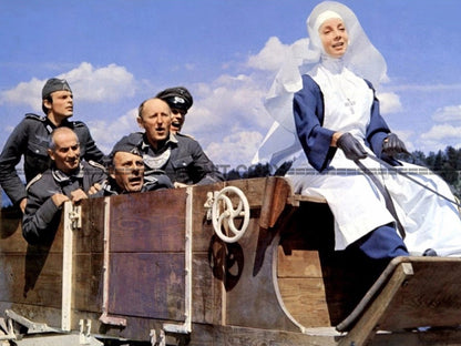 Photo Louis de Funès & Bourvil – La Grande Vadrouille 1966 – Scène Culte – 15×20