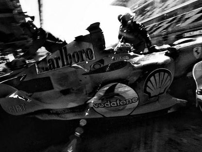 Photo Michael Schumacher – Grand Prix d’Espagne Formule 1 2005 - Ferrari – 15×20