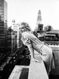 Photo Marilyn Monroe sur les toits de New York
