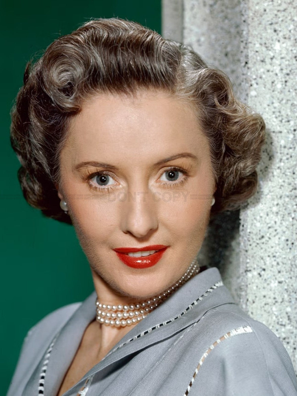 Photo Barbara Stanwyck - Couleur - 15x20