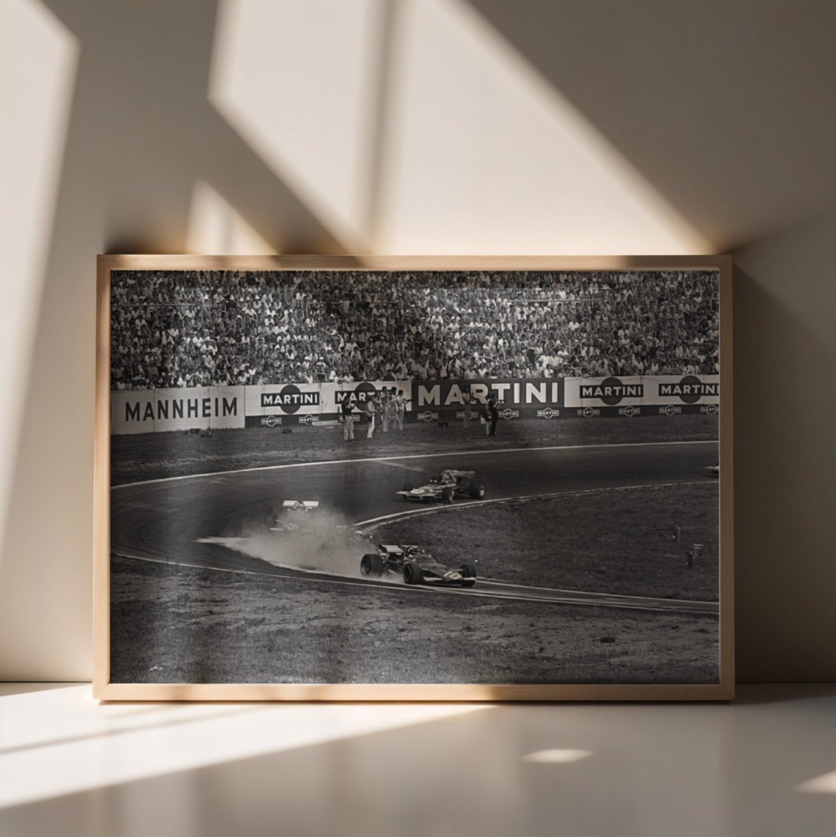 Photo Jacky Ickx – GP d’Allemagne – Nürburgring F1 – Action en piste – 15×20