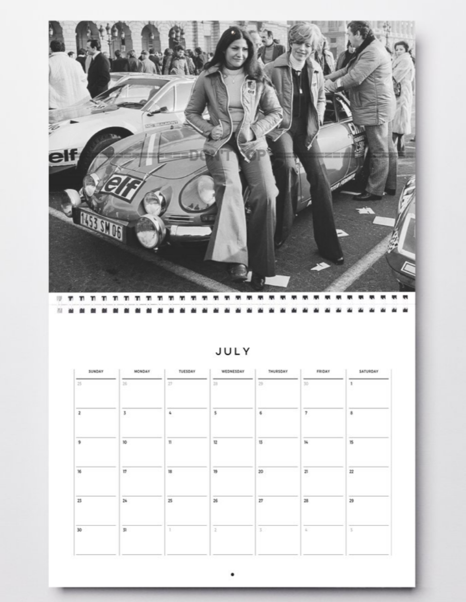 Photo Michèle Mouton, F. Conconi – Alpine A110 Rallye Monte-Carlo (1976) – 15x20
