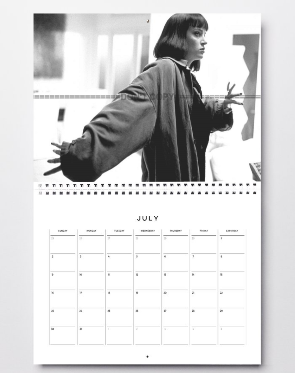 Photo Uma Thurman – Pulp Fiction (1994) – Portrait Cinéma Noir & Blanc – 15×20