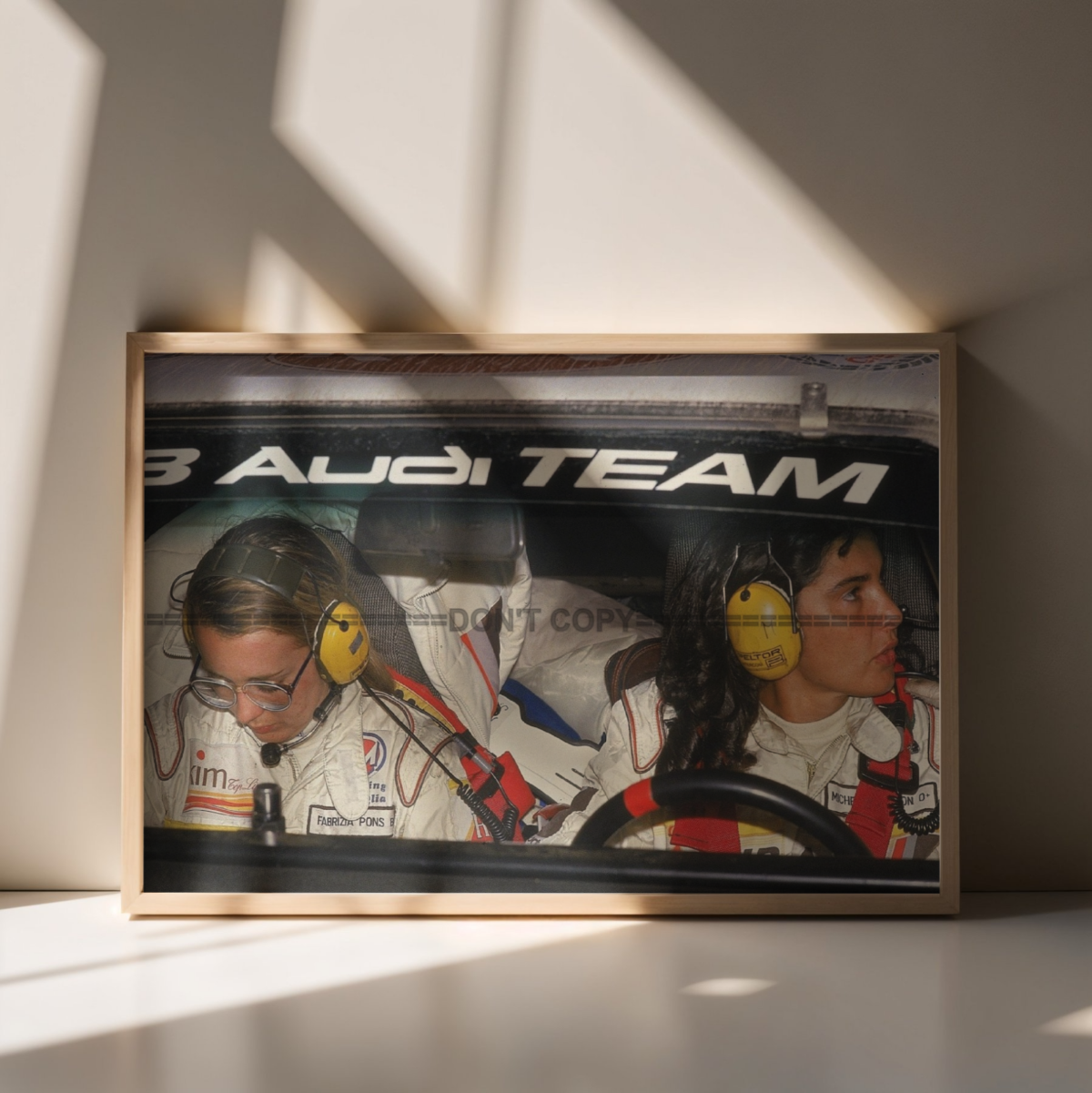 Photo Michèle Mouton Fabrizia Pons – Audi Quattro Lombard RAC Rally 1984 – 15x20