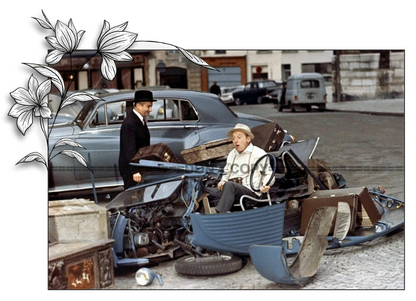 Photo Louis de Funès & Bourvil – Le Corniaud (1965) – Scène Culte Cinéma – 15×20